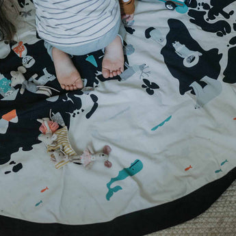 Toy Storage bag – World map - My Little Thieves