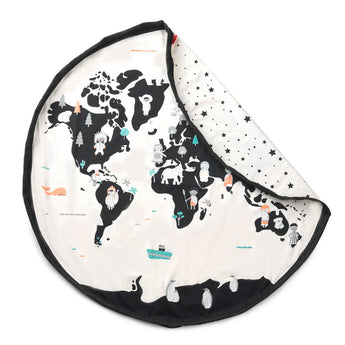 Toy Storage bag – World map - My Little Thieves