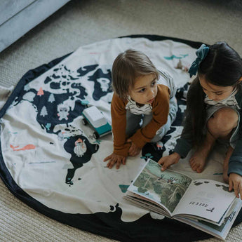 Toy Storage bag – World map - My Little Thieves