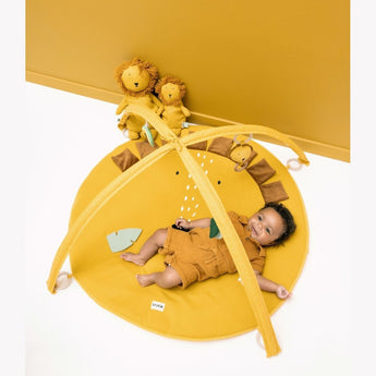 Trixie Activity Play Mat With Arches Mr. Lion, Mr. Dino, Mrs. Rabbit | Soft Toys - My Little Thieves