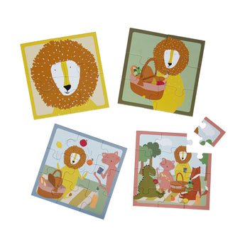 Trixie Animal Puzzle Box | Educational Jigsaw Toy For Toddlers 2+ - My Little Thieves