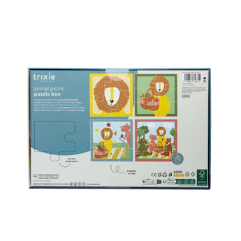 Trixie Animal Puzzle Box | Educational Jigsaw Toy For Toddlers 2+ - My Little Thieves