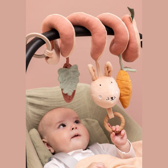 Trixie Baby Activity Spiral Toy | Handmade Eco Friendly Stroller Toy - My Little Thieves