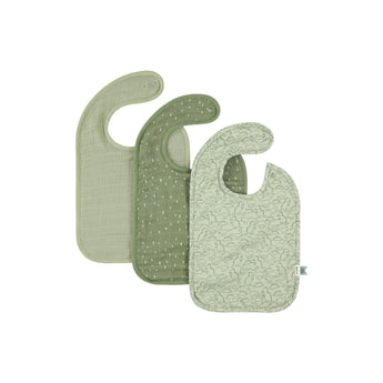 Trixie Bib 3 Pack Mix Organic Baby Bibs Set | Bibs, Apron & Burp Clothes - My Little Thieves