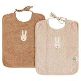 Trixie Bib Xl 2 Pack Mix Organic Cotton Baby Bibs | Bibs, Apron & Burp Clothes - My Little Thieves