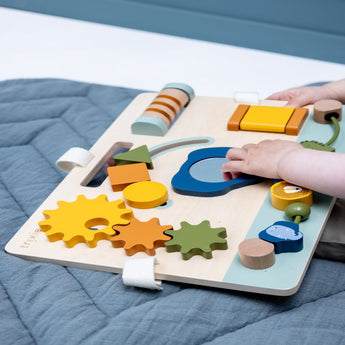 Trixie Handmade Eco Friendly Wooden Activity Panel | Fsc Wood Sensory Toy - My Little Thieves