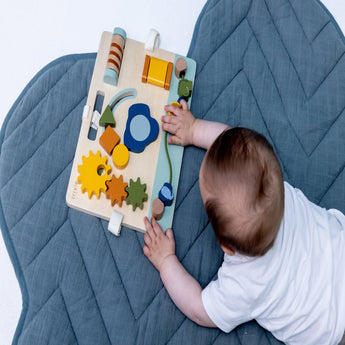 Trixie Handmade Eco Friendly Wooden Activity Panel | Fsc Wood Sensory Toy - My Little Thieves
