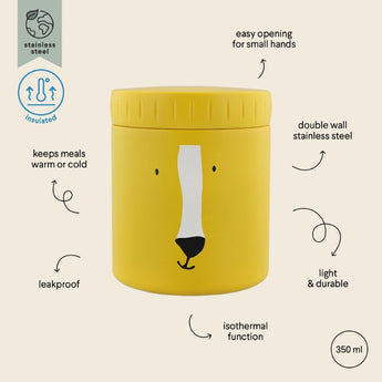 Trixie Insulated Food Jar 350ml | Double Walled Stainless Steel Kids Jar - My Little Thieves