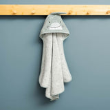 Trixie Kids Bathtime Hooded Towel 75x75cm | Organic Cotton Animal Design - My Little Thieves