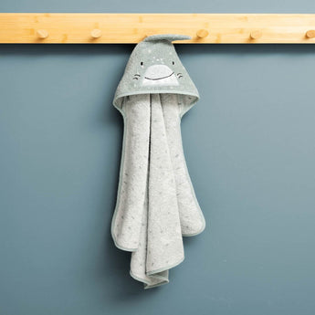 Trixie Kids Bathtime Hooded Towel 75x75cm | Organic Cotton Animal Design - My Little Thieves