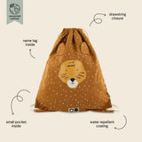 Trixie Kids Drawstring Bag | Water Repellent Animal Design School Bag - My Little Thieves