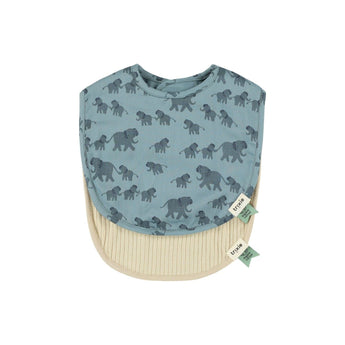 Trixie Newborn Bib 2 Pack Mix Rosy Rabbit & Friends | Bibs, Apron & Burp Clothes - My Little Thieves
