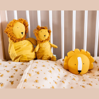 Trixie Organic Cot Duvet Cover | Rosy Rabbit, Daring Dino, Lively Lion - My Little Thieves