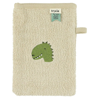 Trixie Organic Cotton Baby Washcloths 2 Pack Adorable Animal Designs | Washcloths - My Little Thieves