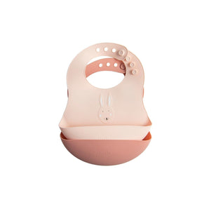 Trixie Silicone Baby Bib | Easy Clean Food Grade With Spill Pocket - My Little Thieves