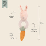 Trixie Teething Toy Collection Mr. Lion, Mr. Dino, And Mrs. Rabbit | Soft Toys - My Little Thieves