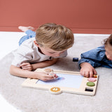 Trixie Wooden Drawing Board | Magnetic Stamps & 4 Colour Doodle Toy - My Little Thieves