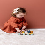 Trixie Wooden Mini Animal Train | Fsc Certified Stackable Pull Along Toy - My Little Thieves