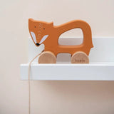 Trixie Wooden Pull Along Toy For Kids | Fsc Certified Toddler Gift - My Little Thieves