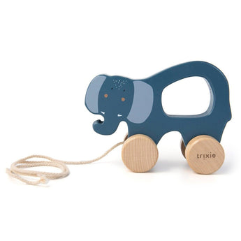 Trixie Wooden Pull Along Toy For Kids | Fsc Certified Toddler Gift - My Little Thieves