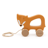 Trixie Wooden Pull Along Toy For Kids | Fsc Certified Toddler Gift - My Little Thieves