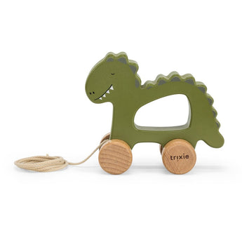 Trixie Wooden Pull Along Toy For Kids | Fsc Certified Toddler Gift - My Little Thieves