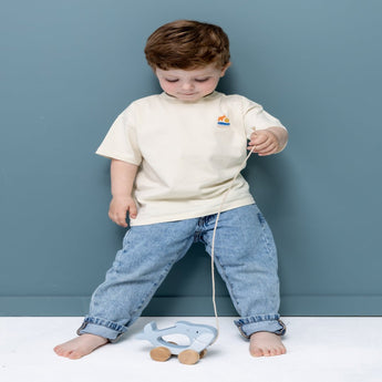 Trixie Wooden Pull Along Toy For Kids | Fsc Certified Toddler Gift - My Little Thieves