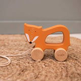 Trixie Wooden Pull Along Toy For Kids | Fsc Certified Toddler Gift - My Little Thieves