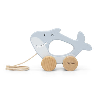 Trixie Wooden Pull Along Toy For Kids | Fsc Certified Toddler Gift - My Little Thieves