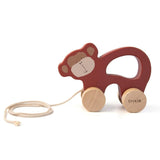 Trixie Wooden Pull Along Toy For Kids | Fsc Certified Toddler Gift - My Little Thieves