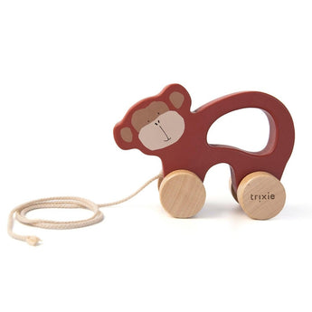 Trixie Wooden Pull Along Toy For Kids | Fsc Certified Toddler Gift - My Little Thieves
