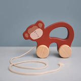 Trixie Wooden Pull Along Toy For Kids | Fsc Certified Toddler Gift - My Little Thieves