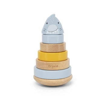 Trixie Wooden Stacking Toy For Kids | Educational Toddler Gift 12 M+ - My Little Thieves