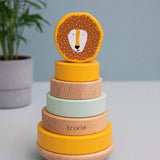 Trixie Wooden Stacking Toy For Kids | Educational Toddler Gift 12 M+ - My Little Thieves