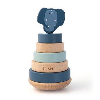 Trixie Wooden Stacking Toy For Kids | Educational Toddler Gift 12 M+ - My Little Thieves