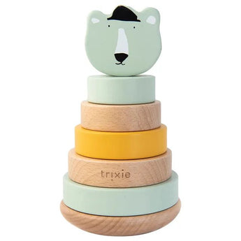Trixie Wooden Stacking Toy For Kids | Educational Toddler Gift 12 M+ - My Little Thieves