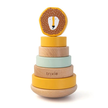 Trixie Wooden Stacking Toy For Kids | Educational Toddler Gift 12 M+ - My Little Thieves