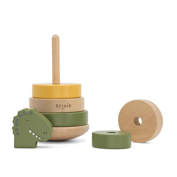 Trixie Wooden Stacking Toy For Kids | Educational Toddler Gift 12 M+ - My Little Thieves
