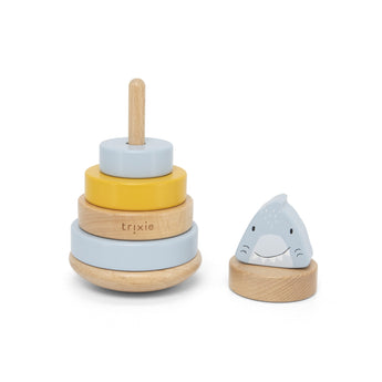 Trixie Wooden Stacking Toy For Kids | Educational Toddler Gift 12 M+ - My Little Thieves