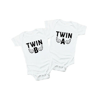 Twin A & Twin B Baby Romper - My Little Thieves