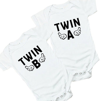 Twin A & Twin B Baby Romper - My Little Thieves