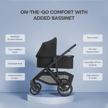 Upp Ababy Vista V3 Stroller Carbon Frame | Premium Family Buggy - My Little Thieves