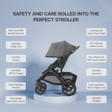 Upp Ababy Vista V3 Stroller Carbon Frame | Premium Family Buggy - My Little Thieves