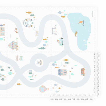 Village - Icons EVA Puzzlemat - 120 x 180 cm - My Little Thieves