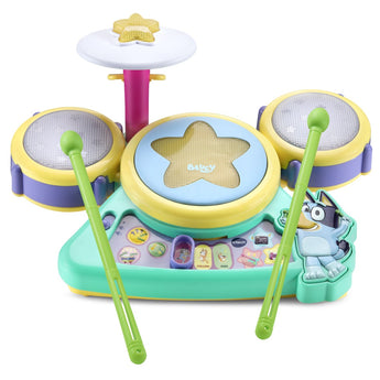 VTech Bluey Hooray Drum Set (80-573400) front view