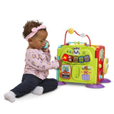 Baby playing with VTech 4-in-1 Steps and Stages Activity Center (80-579400)