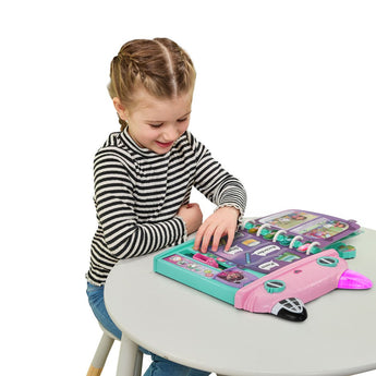 VTech Gabby's Dollhouse Cat-a-Vator Discovery Book 80-582700 lifestyle image 1