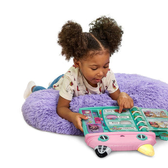 VTech Gabby's Dollhouse Cat-a-Vator Discovery Book 80-582700 lifestyle image 2