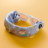 Waterplops White Junior Swimming Goggles Ultra Soft Band With Purple Unicorns | Swim Accessories - My Little Thieves