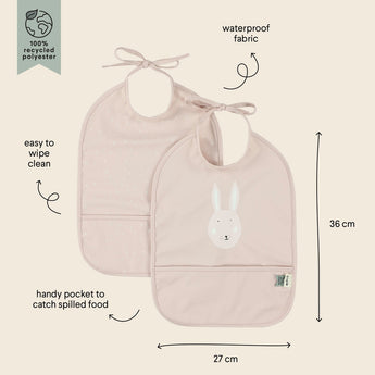 Waterproof Bib 2 - Pack – Animal Collection - My Little Thieves